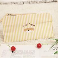 Hairdressing Tool Organizer Bag Pu Leather Hair Straightener & Curling Iron Storage Bag Hair Dryer Storage For Home & Salon Use geltona
