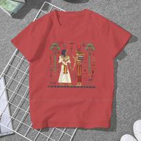 ZX Hieroglyph Symbolancient Culture Sing Symbo Feminine Clothes Egyptian Ancient Egypt Tshirt Goth Vintage Female Top S