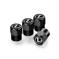 Car Wheel Tire Valve Hexagon Caps Metal Stem Cover For Lexus UX250h RX450h CT200h RX400h NX300h RX300 GX470 IS460 IS220h IS300