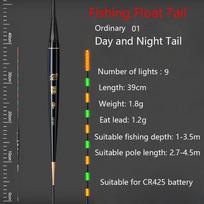 Night Fishing Smart Float Top Luminous Ultra Sensitive Electronic Floats Fishing With Gravity Sensor Bite Hook Discoloration
