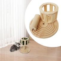 Bunny Hay Manger, Wooden Feeder Multifunctional Food for Hamster Chinchilla