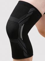 High-Elasticity Compression Knee Sleeves-Breathable Supportive Workout Knee Braces Reinforced Knee Pad Ergonomic Design For Gym M
