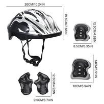 7Pcs/Set Kids Roller Skating Scooter Helmet Protection Safety Guard Boys Girls Safety Cycling Skateboard Helmet Knee Elbow Pads