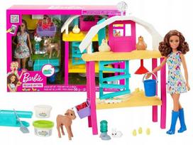 Lalka Barbie Zestaw Farma Wesołych Kurek