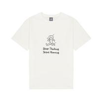 New Balance T Shirt Unisex Ivory White AMT52352-SST M