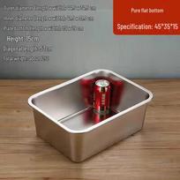 304 Stainless Steel Rectangular Deep Food Pan