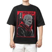 2026 New Jujutsu Kaisen Ryomen Sukuna Printed Short Sleeve T-shirt Men's and Women's T-shirt Men's Tops Sports T-shirt Harajuku S įvairiaspalvis
