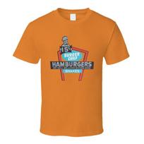 Burger Chef Hamburgers T Shirt S įvairiaspalvis