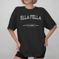 Unisex Women Graphic Printed Ella Fella The Dandelion Tour Choosin Texas Country Ellas Fellas Club  Tee T Shirt Pure Cotton S