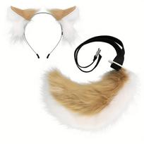 2026 new 2-piece halloween shiba inu outfit plush headband set 2 Piece Set