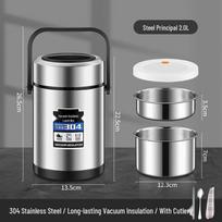 24-Hour Thermal Stainless Steel Lunch Box