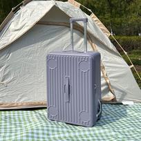 OKD Front-Opening PC Hardshell Spinner Luggage 20 inches taro purpurinė spalva