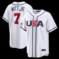 Baseball jersey US jersey, World Cup No. 7-24, Giant City Edition, Nationals, Rocky Mountain, Mexico S