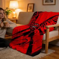 Throw High-Density Short Plush Blanket For Sofa Nap Air-Conditioned Room Soft Skin-Friendly Animation MMurder Drones Season 75x90cm