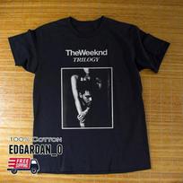 26 The Weeknd Trilogy Black Unisex T-shirt S-5XL TMB4236 Unisex T-Shirt S įvairiaspalvis