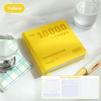 Self-Discipline Checklist Notepad Pocket Diary 10000 Hours Journal Notebooks Note Book Office School Supplies geltona