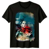 The Birds (1963) Movie Poster Inspired T-Shirt Retro 80s Tee S įvairiaspalvis