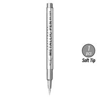 20pcs Brush Metallic Paint Marker Pens Gold Silver Color Permanent Art Marker For Manga Crafts Scrapbooking Stationery Supplies