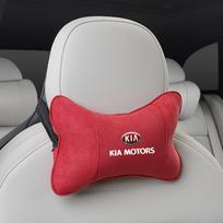 KIA Car Seat Headrest Auto Logo Neck Spine Protection Pillow For KIA EV6 Stinger RIO Sorento Picanto Ceed Borrego Syros K4 K5 K8