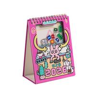 Cartoon Desktop Calendar Traditional Monthly Planner Memo Pad Table Calendar  New Year Gifts Style 2