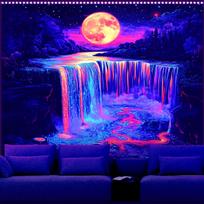 Tapestry aohmpt dark night landscape hot 75x100 juoda