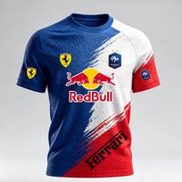 Summer New Red Bull Racing Suit X French Football Team Uniform XS