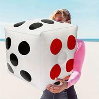 30cm Giant Inflatable Dice, Outdoor Fun Giant Inflatable Dice Used For Large Indoor And Outdoor Games balta