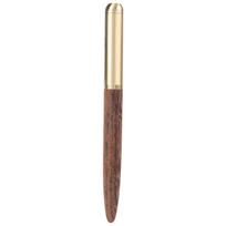 Stationery Wooden Pen 0.7mm Nib 15*1.3cm Fountain Pen Nib Rose Wood/Wenge/Black Wood Business Pen Signature wenge spalva