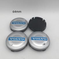 4pcs 3D For VOLVO XC60 XC90 64mm 65mm Car Wheel hub Center Cap emblem Badge covers sticker Decals Styling accessories