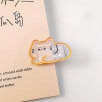 Creativity Binding Binder Clip Page Holder Cartoon Index Clamp Transparent Clip Snacks Sealing Clip Binder Clips Paper Clip
