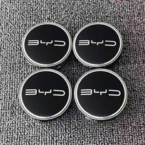 4 vnt. 55/58/68 mm automobilio ratlankio centrinio dangtelio ženklelis emblema lipdukas Ratlankio lipdukas BYD Atto 3 Yuan Plus Song Plus Seal Dolphin Seali 55mm