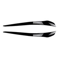 Car Headlight Eyebrows Eyelid Cover Stickers For BMW 3 Series E92 E93 LCI 2010-2012 Glossy black/Carbon look Body Kit Tuning