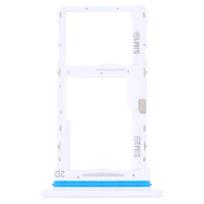 Original SIM Card Tray + SIM / Micro SD Card Tray  for Sony Xperia 10 IV Phone SIM Card Holder Drawer balta