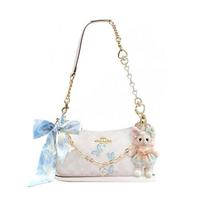 COACH shoulder bag [Customized bag] Teri 25 brand micro-label detachable strap bow silk scarf extension chain printed artificial Suxinren basic style balta
