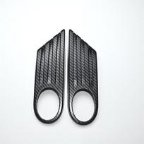 The Black Flag Car Fender Turn Signal Exterior Light Covers Sticker For MINI Cooper One R56 Clubman R55 Convertible R57 R58