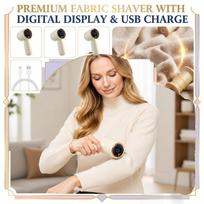 Electric Fabric Shaver USB Rechargeable Lint Remover with Digital Display Portable Multi Functional Clothes Pill Remover for Home Use one size smėlis