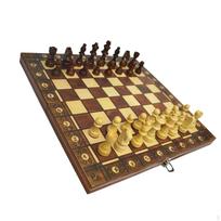 3 in 1 Foldable Chess Set Chess, Checkers, Backgammon for Kids Beginners 29x29cm