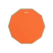 12 Inch Drum Practice Pad Anti-slip Rebound Percussion Board Professional Snare Stand Shock‑Absorbent Dumb Drum Pad oranžinė