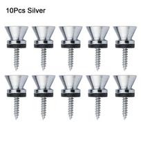 10Pcs Strap Retainer System Guitar Strap Lock Security Locking Removable Guitar Button Multi-color Metal Locking Pins