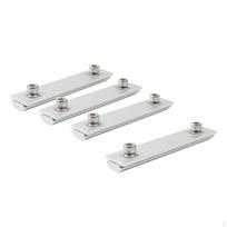 4 Pieces Solar Module Rail Connector Mounting Accessories Pv Profile Hardware for