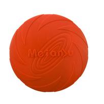Bite Resistant Dog Flying Disc Toys Multifunctional Pet Training Toy Outdoor Interactive Game Puppy Play Toys Pet Products (Red,15CM) raudona