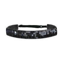 Sequin Headband for Women, Adjustable Anti-slip Elastic Hair Band Multiple Colors Sports Yoga Daily Hair Accessories juoda