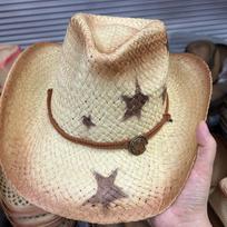 2024 New Thickened Cowboy Hat Vintage Straw Hat Men's and Women's Jazz Large Cowboy Hat Straw Hat Sun Hat Summer Hat