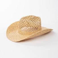 Sunscreen hand woven Lafite grass cowboy hat for men and women, large eaved upturned edge grass woven sun hat M 57cm