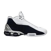 Nike Shox BB4 White Silver Navy 44