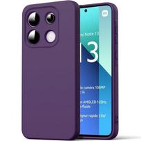 Protective case for Xiaomi Redmi Note 13 4G - Soft Silicone - Dark Purple - Shockproof