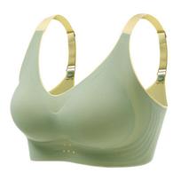 Didelio dydžio liemenėlė Seksuali liemenėlė besiūlės belaidės liemenėlės moterims Minkštos paminkštintos bralette sportinės liemenėlės moteriškas apatinis trikotažas nuo M iki 6XL 6XL žalia