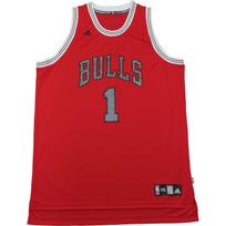 Adidas X NBA Collaboration Chicago Bulls Swingman Fan Edition Derrick Rose Fashion Comfortable Soft Skin-Friendly Basketball Jersey 7561A-3BC-K91062 2XL