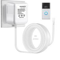 24V maitinimo adapteris/transformatorius, termostato adapteris Visoms „Ring Doorbell“ ir „Nest“, „Ecobee“, „Sensi“ bei „Honeywell“ termostatų versijoms Input 110V US PLUG