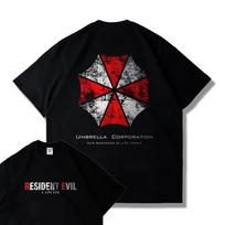 CAPCOM Game PS5 Resident Evil 4 Remastered Short Sleeve Oversized T-shirt Men's and Women's Loose Clothes Leon Printed Harajuku Y2k Top 4XL